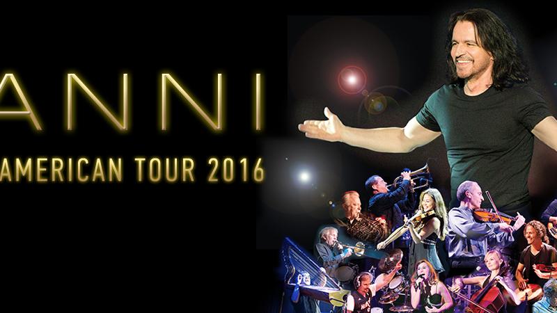 FSCJ Artist Series Presents Yanni on February 3, 2016!